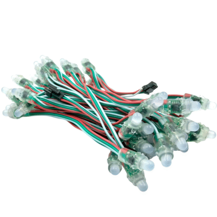 WS2811 Waterproof RGB Multicolor Neopixel LED Strip Lights (6-Inch Space)