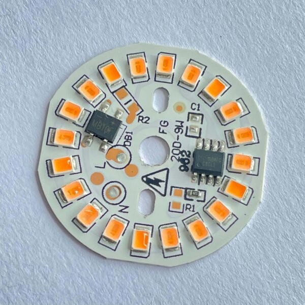 9W 220VAC PINK DOB LED