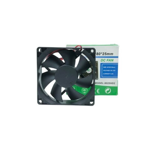 8025 DC Cooling Fan 12v 3.1inch x 1inch : NEW