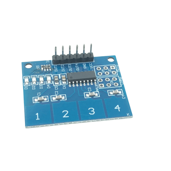 TTP224- 4 Channel Capacitive Touch Sensor Switch Module