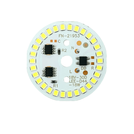 18-Watt White 30-LEDs AC DOB Led Circular PCB for Led Bulbs