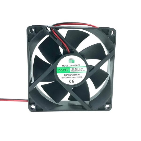 8025 DC Cooling Fan 12v 3.1inch x 1inch : NEW