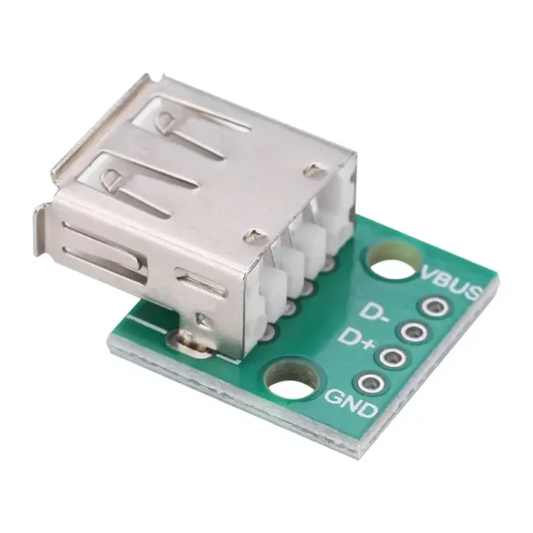 USB Female to 2.54mm Breakout Board with Direct 4P Adapter Board