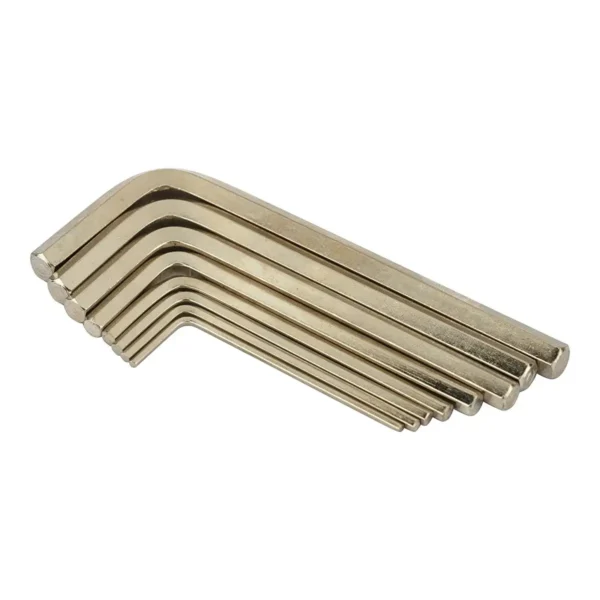 9 PCs Chrome Colured Allen Key/Hex Key