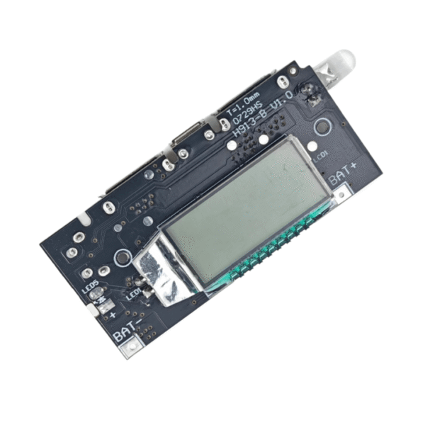 Dual USB 5V 2.1A Power Bank Module with Voltage Display and LED AA312