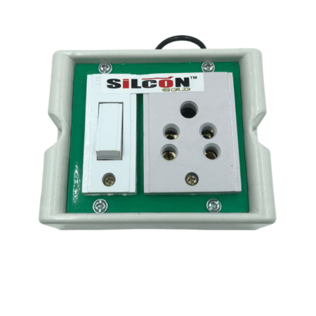 Single 5 Pin Extension Socket with Switch
