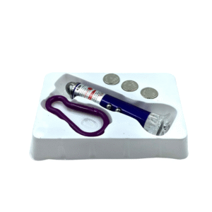 3-in-1 Laser Light Keychain – LED Flashlight & Laser Pointer
