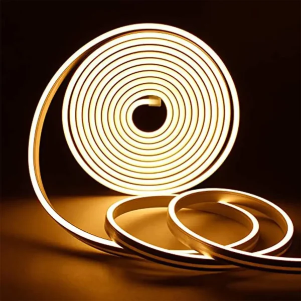 YELLOW : 12V 5M Neon Flexible LED Strip Light