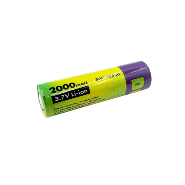 18650 3.7V 2000mAh Good Quality Lithium-Ion Rechargeable Battery