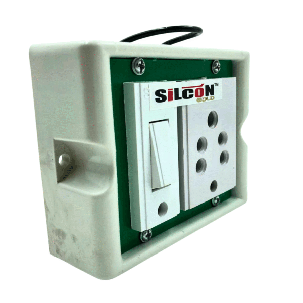 Single 5 Pin Extension Socket with Switch