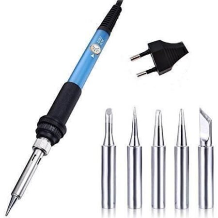 MASTECH: Temperature Controlled 60W Soldering Iron with Pointed Tip