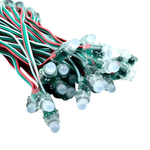 WS2811 Waterproof RGB Multicolor Neopixel LED Strip Lights (6-Inch Space)