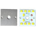 9W MCPCB White 25mm x 25mm Metal Core