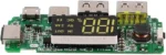 18650 5V 2.4A Dual USB + Type-C + Micro + Lightning/Apple USB Power Bank Module With LED Display
