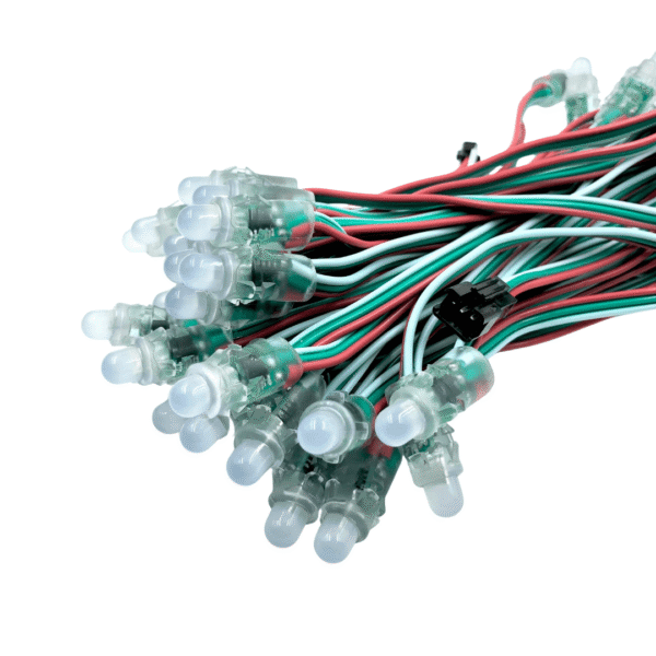 WS2811 Waterproof RGB Multicolor Neopixel LED Strip Lights (6-Inch Space)