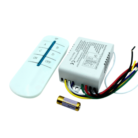 Wireless 4 Channels ON/Off 220V Remote Control Switch Digital Remote Control Switch
