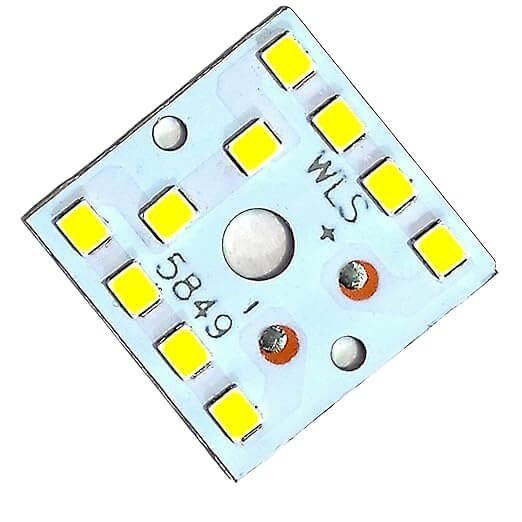 9W MCPCB White 25mm x 25mm Metal Core