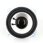 Subwoofer Speaker 6 Ohm 10 watt [ 3 inch] External Magnet Round Speaker With Woofer Black Dust Cap and Silver Diaphragm
