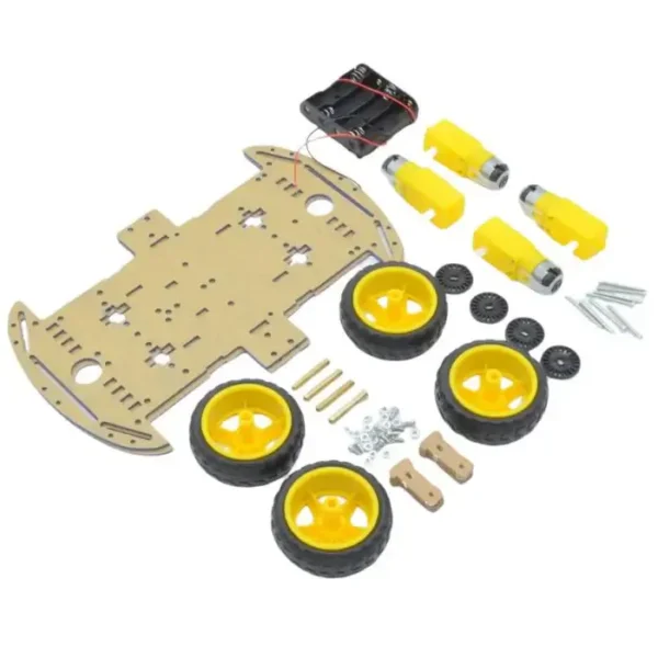 4WD Four Wheel Drive Kit – A Smart Robot Car with Chassis
