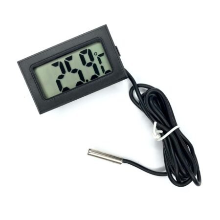 Mini LCD Digital Thermometer Sensor – Wired