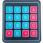 Universal 16 Key 4×4 Matrix Module Membrane Switch Keypad