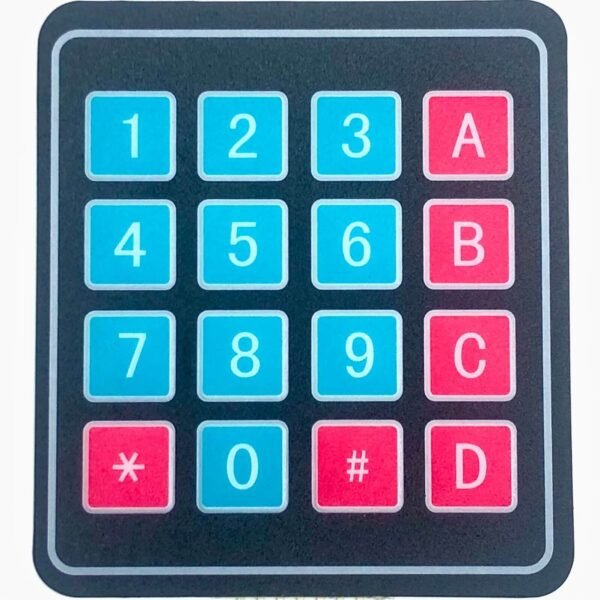 Universal 16 Key 4×4 Matrix Module Membrane Switch Keypad