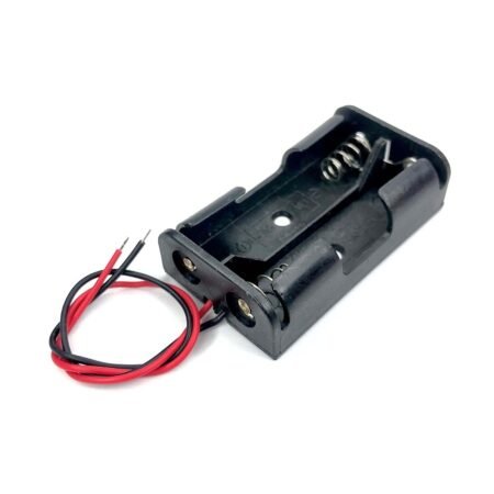2 X AA Battery Cell Holder with Wire