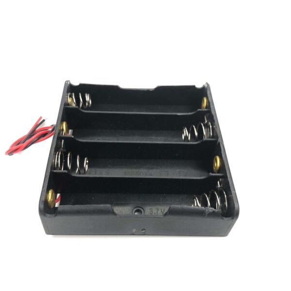 18650 Battery In-Series 4S Lithium Cell Holder with Wire