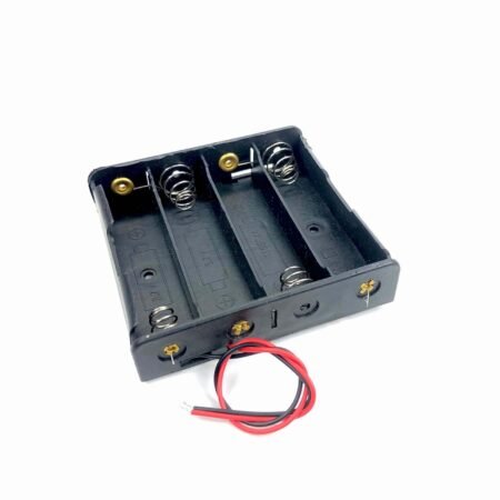 18650 Battery In-Series 4S Lithium Cell Holder with Wire