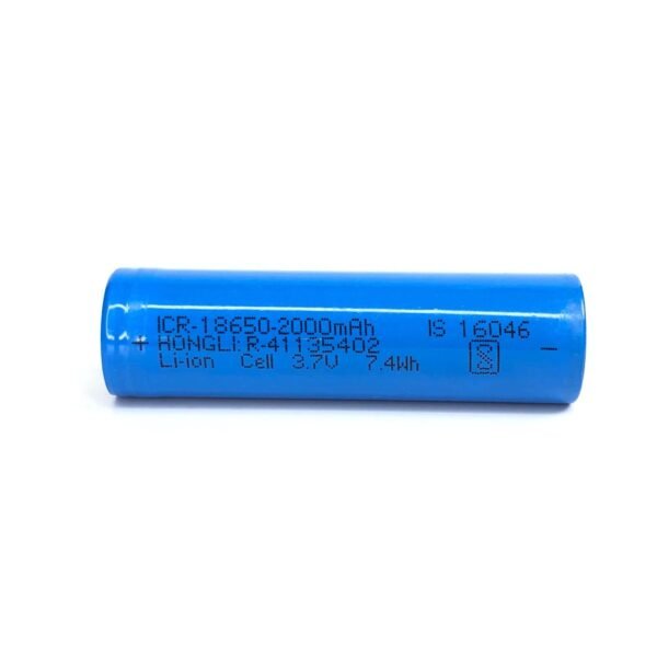 18650 3.7V 2000mAh Good Quality Lithium-Ion Rechargeable Battery