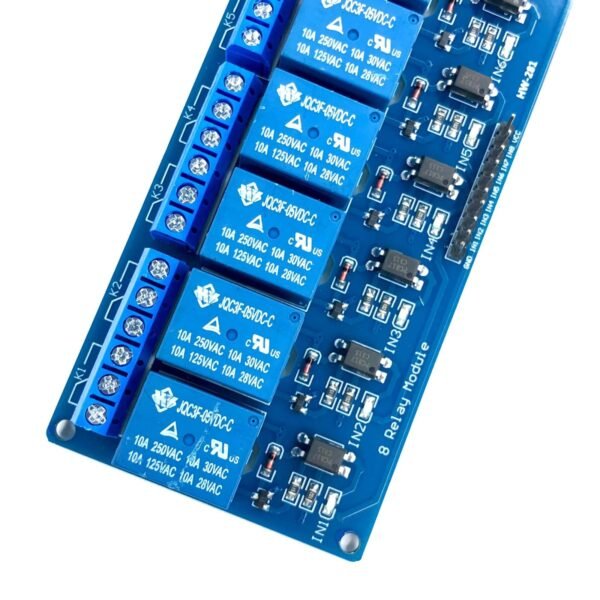 8 Channel Isolated 5V 10A Relay Module opto coupler