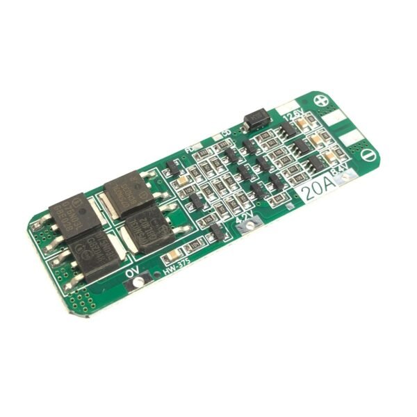 12.6V BMS 3S 20A 18650 Lithium Battery Management Board