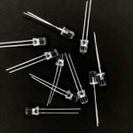 Pack Of 100: 5mm RGB LED 2 Pin Auto Flashing – Clear Lens