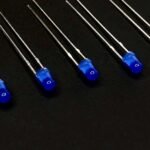 DIP LED 3mm BLUE Round Top Diffused Type [PACK OF 10]