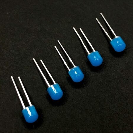 4.8mm 360 Degree BLUE Diffused LED [PACK OF 10]