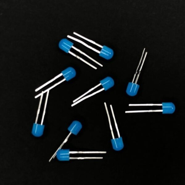 4.8mm 360 Degree BLUE Diffused LED [PACK OF 10]