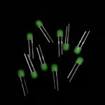 4.8mm 360 Degree GREEN Diffused LED [PACK OF 10]