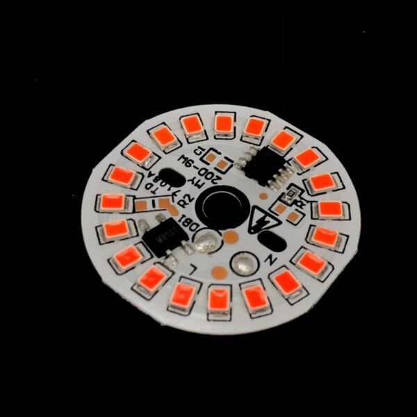 9W 220VAC RED DOB LED