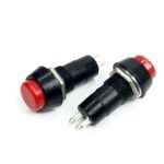 3A 250V Red Push Button Momentary Type [PACK OF 1]