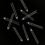 Pack Of 10 – 3mm White Led Round Top [Clear Lens]