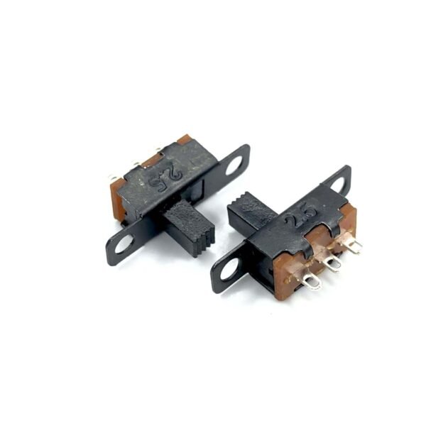 3 Pin Leg 2 Position SPDT 1P2T PCB Panel Mini Vertical Slide Switch – [Pack Of 2]