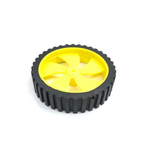 Robotic DC Small Wheels 4.5cm x 1.2cm [YELLOW] –