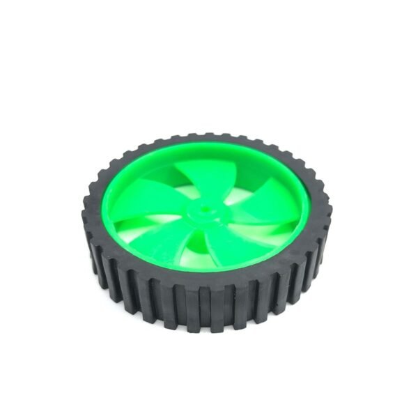 Robotic DC Small Wheels 4.5cm x 1.2cm [GREEN] –