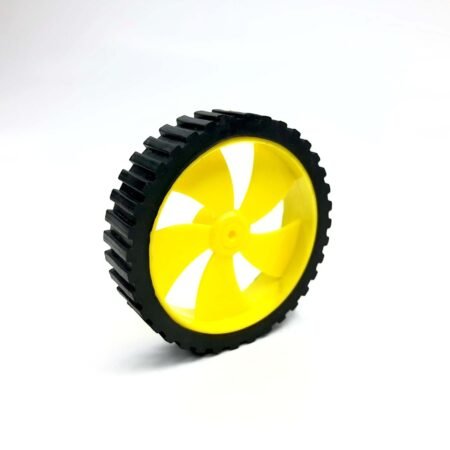 Robotic DC Small Wheels 4.5cm x 1.2cm [YELLOW] –