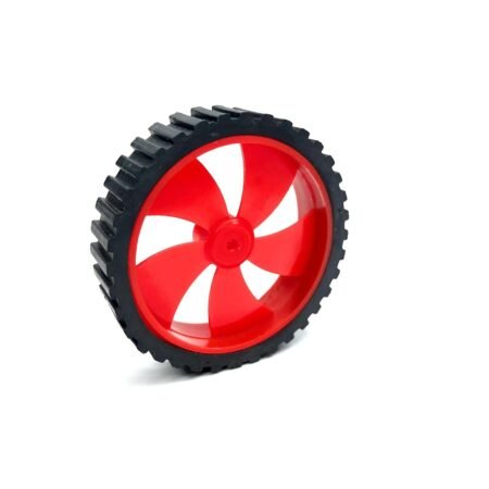 Robotic DC Small Wheels 4.5cm x 1.2cm [RED] –