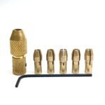 Metal Drill Chuck Collet Bits Rotary with Screw, 0.5-3mm for RS-555 motor
