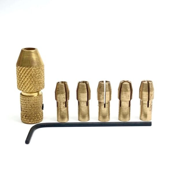 Metal Drill Chuck Collet Bits Rotary with Screw, 0.5-3mm for RS-555 motor