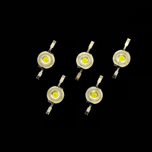 5 Watt High Power SMD Button LED (White)