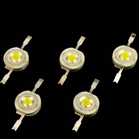 5 Watt High Power SMD Button LED (White)