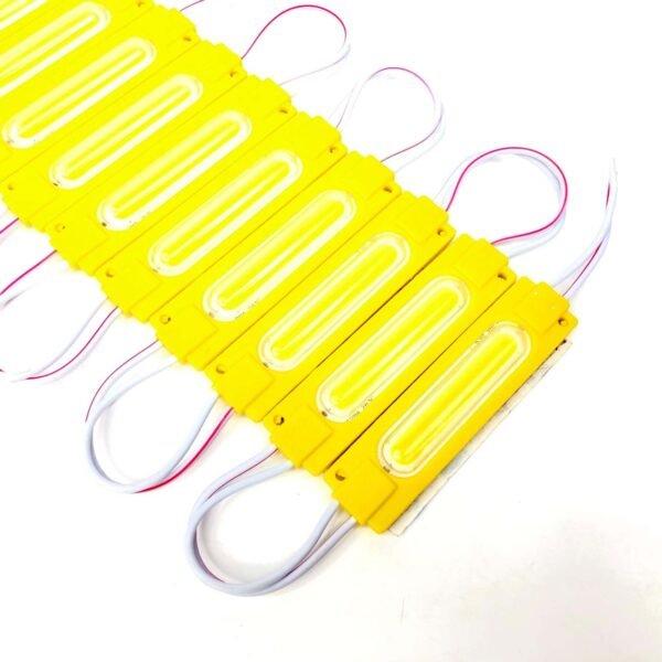 DC 12V 2W Small Tube COB Waterproof Injection Module – YELLOW